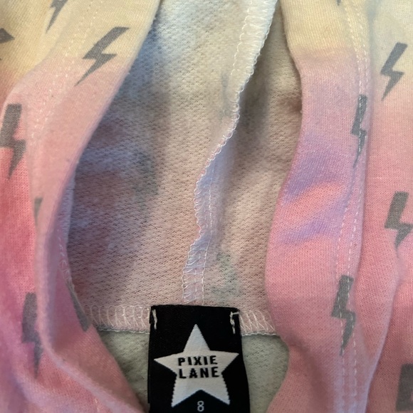 Pixie Lane Set - Pastel lightning bolt ⚡️ sweatshirt + shorts - Picture 7 of 8
